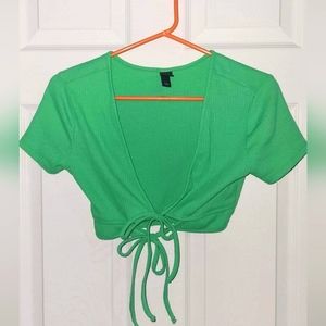 Wild Fable double tie crop